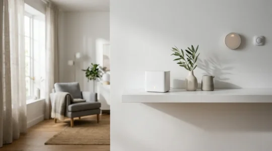 Installation moderne d'une box multiprotocole dans un environnement domestique intelligent