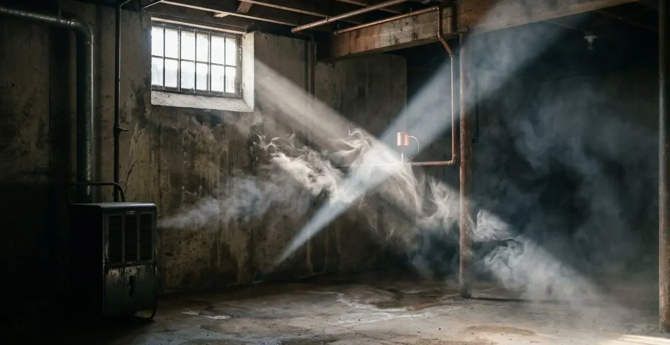 Positionnement stratégique d'un capteur d'humidité dans un sous-sol pour éviter le cycle court