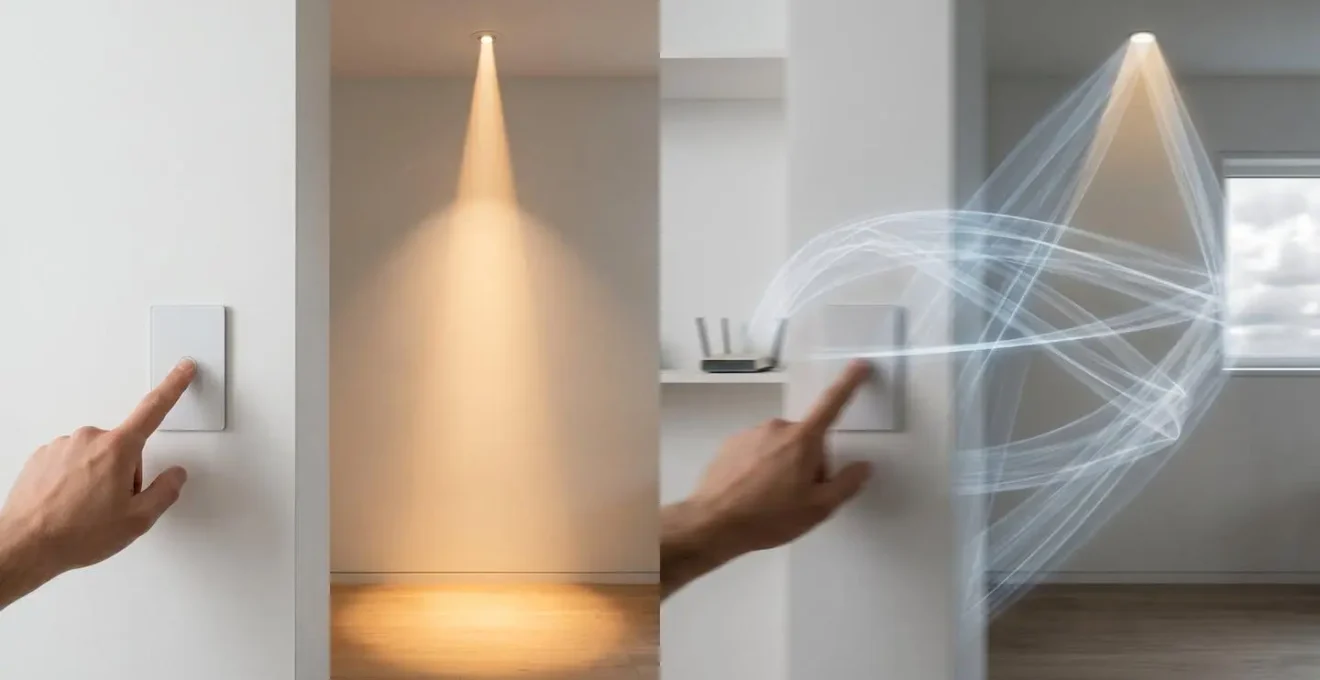 Schéma visuel comparant le trajet court d'une commande locale versus le long parcours cloud