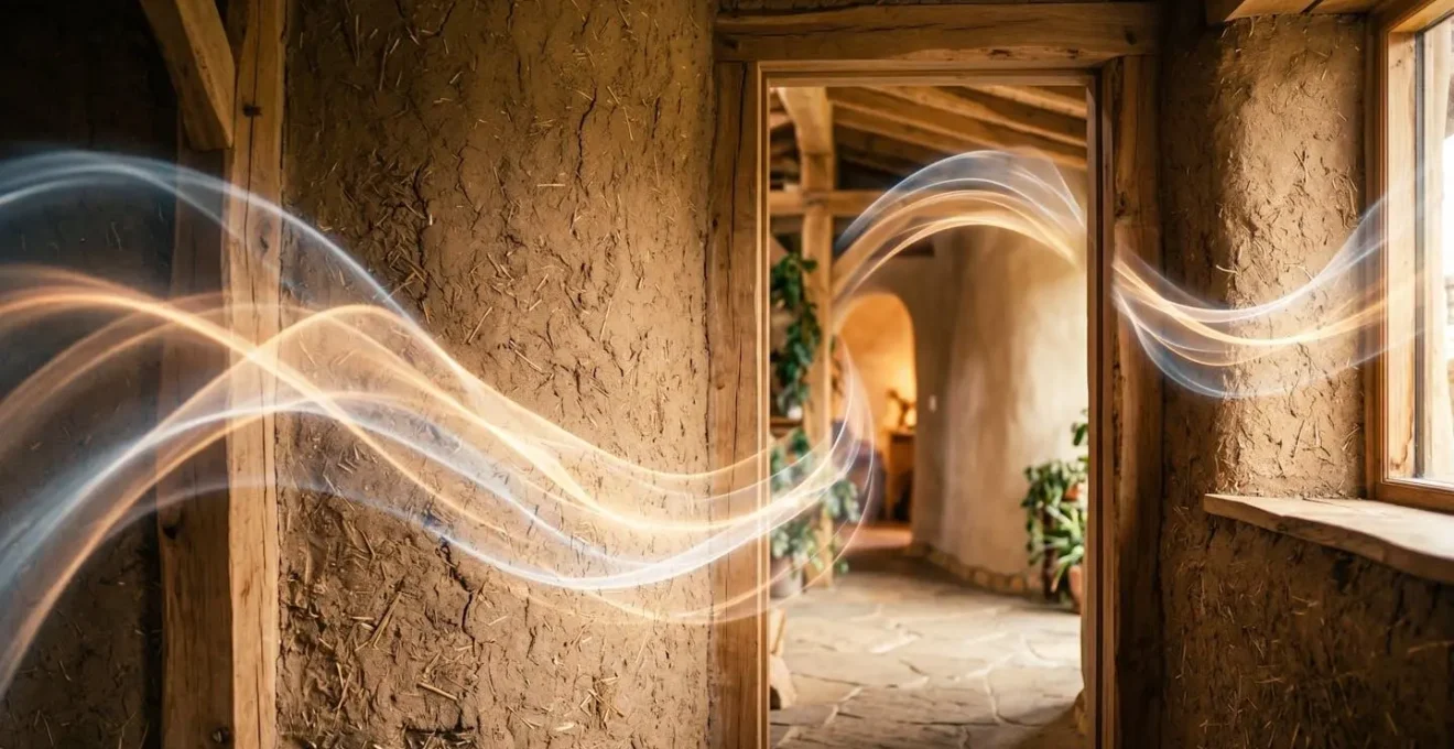 Vue en coupe d'une maison montrant le placement stratégique des points d'accès Wi-Fi
